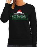 Bellatio Decorations Foute Kersttrui/sweater voor dames - Ik heb last van DOIKG - zwart - grappig XS