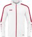 Jako Power Jas Met Kap Heren - Wit / Rood | Maat: 3XL