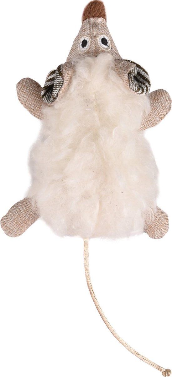FLAMINGO Kattenspeelgoed Rizzo Muis - 19,5 cm - Assorti