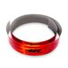4R Quattroerre.it 32283 Zelfklevende folie, goedgekeurd, reflecterend, 3 m, voor voertuigen, rood, 50 mm x 1 m