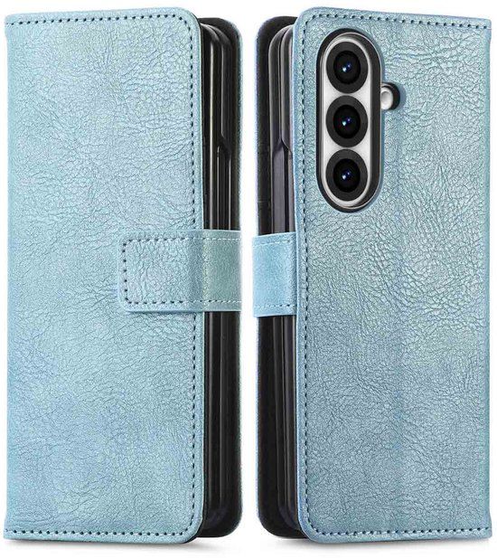 imoshion Luxe Bookcase voor de Samsung Galaxy Z Fold 7 - Lichtblauw