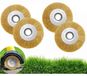 Merkloos Gloria Voegenborstel - Draadborstel Ø 10 cm - Set van 4 - Messing staaldraad - Voor Gloria Multibrush