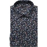 OLYMP Luxor Modern Fit Chemise marine, Fleurs
