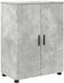 vidaXL Badkamerkast Beton Grijs 60 x 35 x 80 cm Bewerkt Hout, Metaal