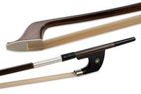 GEWA Contrabas Strijkstok Massaranduba, Brasil Hout Student, 1/4, Hoekige stang, Duits model