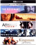 Le Prometheus / The Revenant / Assassin's Creed / Kingsman: The Secret Service / The Martian [5xBlu-Ray 4K]+[5xBlu-Ray]