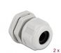 Launch Distribution Kabelwartel PG16 voor ronde kabel grijs 2 stuks