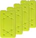 Plasticforte Koelelementen 450 gram - 4x - 14 x 25 x 1 cm - geel - Voor koelbox en koeltas