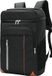 Sac isotherme étanche isolant garde les plats et boissons au frais pour la plage, l'été, le camping, les pique-niques, la randonnée (18 litres noir)