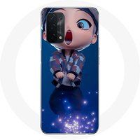 Maniacase Hoesje voor Oppo A74 BTS TinyTAN Animatie V Mic Drop
