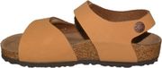 Birkenstock Palu - 1024365 Sandales plates Unisexe Enfants Cognac Synthétique Liège Caoutchouc Velcro