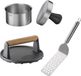 Rösle Barbecue - BBQ Hamburgerset Set van 3 Stuks - Zilver