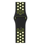 Apple bracelet de sport noir/volt de Nike (38 mm)