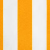 vidaXL - Tissu de remplacement - pour jupe de caravane - rayé - 4,5 m - jaune et blanc