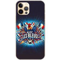 Allez les bleus Bedrukt siliconen hoesje compatibel met Apple iPhone 12 Pro