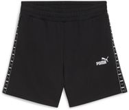 PUMA ESS TAPE HIGH-WAIST Shorts Dames S Zwart