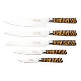Katana Tiger KT-600/6B Set van 6 messen, Katana Saya