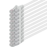 1aTTack Cat6 UTP netwerkkabel Wit 0.25m