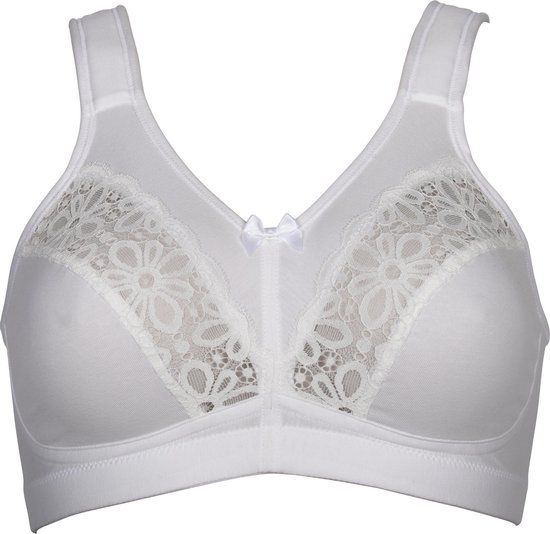 Elbrina Lingerie Elbrina Vrouwen Beha - Wit - Maat 80D