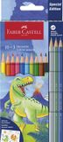 Faber-Castell Kleurpotloden - 10 Classic kleuren + 3 metallic kleuren incl. stickervel - FC-111213
