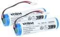 vhbw 2x batterie compatible avec Datalogic Gryphon GM4130-WH-433K1, GM4130-WH-433K2, GM4130-BK-910K2, GM4400 scanner de codes-barres POS (2600 mAh, 3,7 V, Li-Ion)