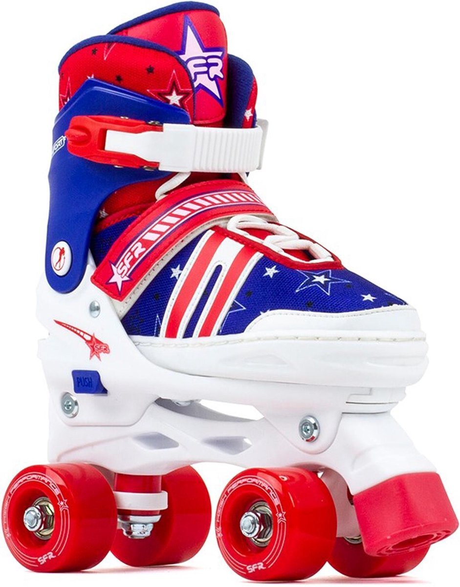 Sfr Rolschaatsen - Maat 29-33Kinderen - blauw/rood/wit