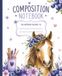 Horse Blueberry Composition Notebook
