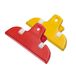 Westmark Grote zakklemmen/sluitclips, 2 stuks, kunststof, Maxi, geel/rood, 52162230