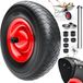 Gardebruk Kruiwagenwiel - Massief Rubber 200kg - 4.80/4.00-8 Ø 390 mm