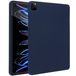 Accezz Liquid Silicone Backcover met penhouder iPad Pro 12.9 (2020-2022) - Donkerblauw