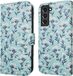 iMoshion Book Case Samsung Galaxy S21 FE - Fleurs bleues