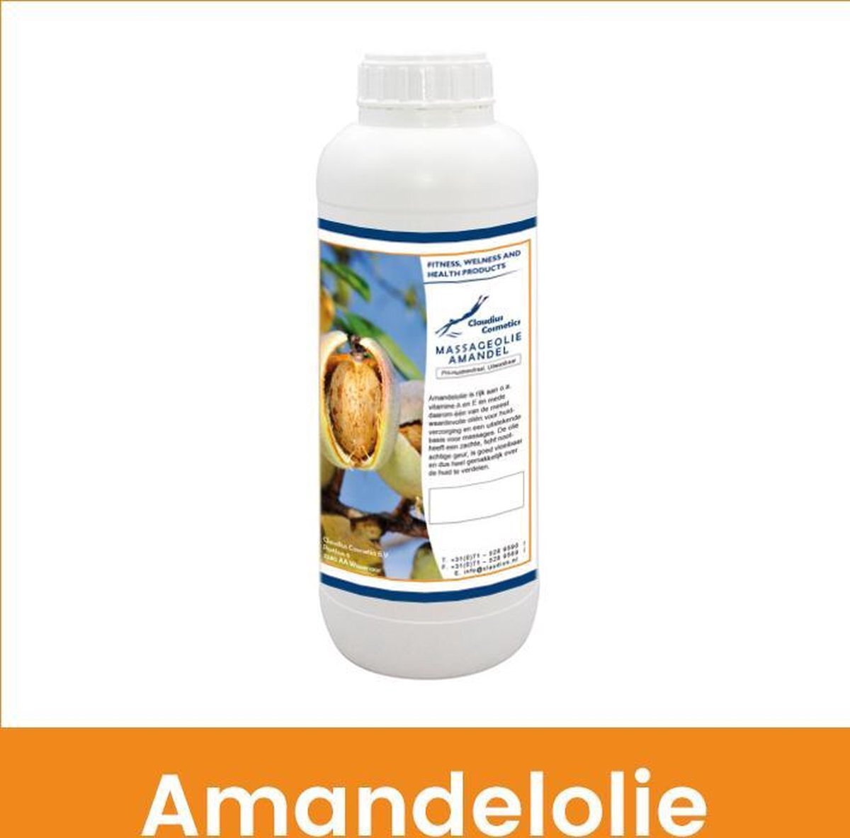 CLAUDIUS Massageolie Amandel 1 liter