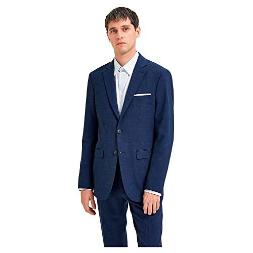 SELECTED HOMME Mannelijke blazer met één rij knopen, slimfit, navy, 102