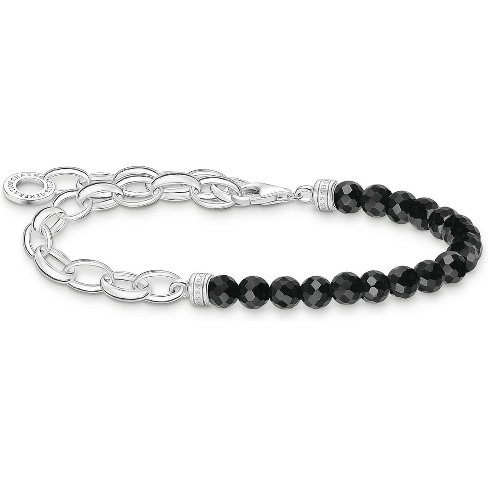 Thomas Sabo Thomas Sabo Armband Zilver 925 zwart Armbanden Dames