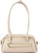 Coccinelle Paki Schoudertas Leder 30 cm - Dames - Beige