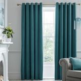 Laurence Llewelyn-Bowen Montrose Teal Verduisteringsgordijnen, 117 x 137 cm