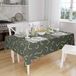 Bonamaison Tafelkleed, Anti-Mold, Sneldrogend, Waterdicht, 100% Polyester Tafellaken, Neon Geel, Rook, 140 x 160 Cm