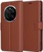 Techsuit Hoesje geschikt voor HONOR Magic7 Pro - Leather Folio Book Wallet Case - Bruin