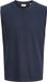 JACK&JONES JORHYERES SLEEVELESS TEXTURE TEE Heren T-shirt - Maat L - Sky Captain