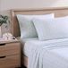 Tommy Bahama - King Lakens, Katoen Percale Beddengoed Set, Crisp & Cool, Stijlvolle Home Decor (Kaw Palms Blue, Koning)