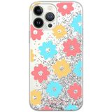 ERT GROUP mobiel telefoonhoesje voor Apple Iphone 11 PRO origineel en officieel erkend Babaco patroon Flowers 011 optimaal aangepast aan de vorm van de mobiele telefoon, met glitter overloopeffect