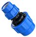 Raccord droit PE, 25 x 32 mm pour irrigation de jardin