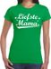 Bellatio Decorations Shoppartners Bv Liefste mama cadeau t-shirt groen dames - kado shirt voor moeders XXL