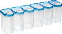 Unyqoos® Set van 6 kruidenblikjes - Bleu - 0,5 L