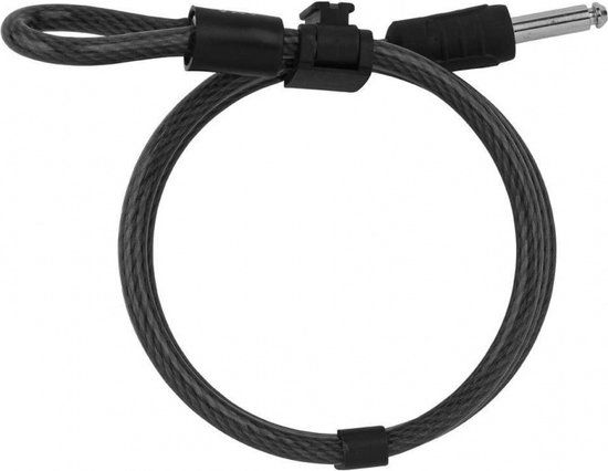 AXA RLE 150/10 Insteekkabel - 150 cm - Zwart