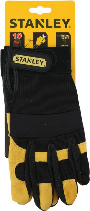 Stanley SY750L werkhandschoenen - leer - verstevigde naden - maat L