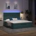 Maison Exclusive - Cadre de lit ottoman en velours gris foncé, pour matelas 180x200 cm