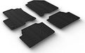 Tapis en caoutchouc pour Kia e-Niro 2018- (4 pièces + clips)
