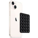 Selencia Zuignap Telefoon - 2-Pack - Zwart | 8721064017385
