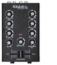 Ibiza Sound MIX500 2-kanaals DJ Mixer
